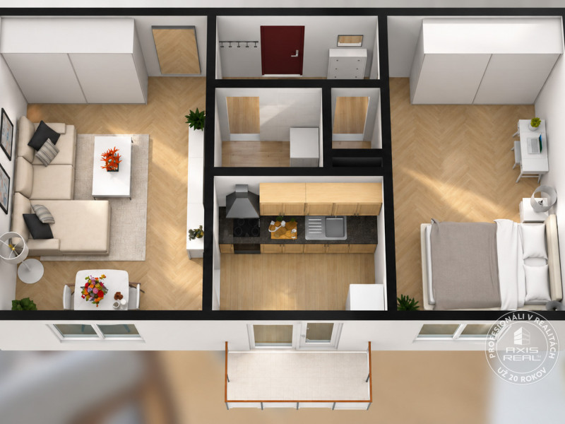 Sale One bedroom apartment, One bedroom apartment, Poludníková, Bratis