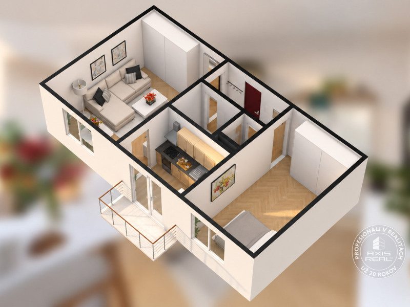 Sale One bedroom apartment, One bedroom apartment, Poludníková, Bratis