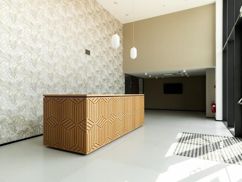  New project GUTHAUS, new furnished 1-room. flat, balcony
