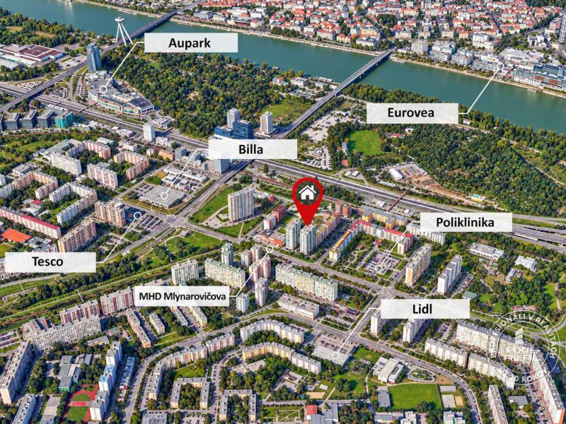 Sale One bedroom apartment, One bedroom apartment, Bosákova, Bratislav